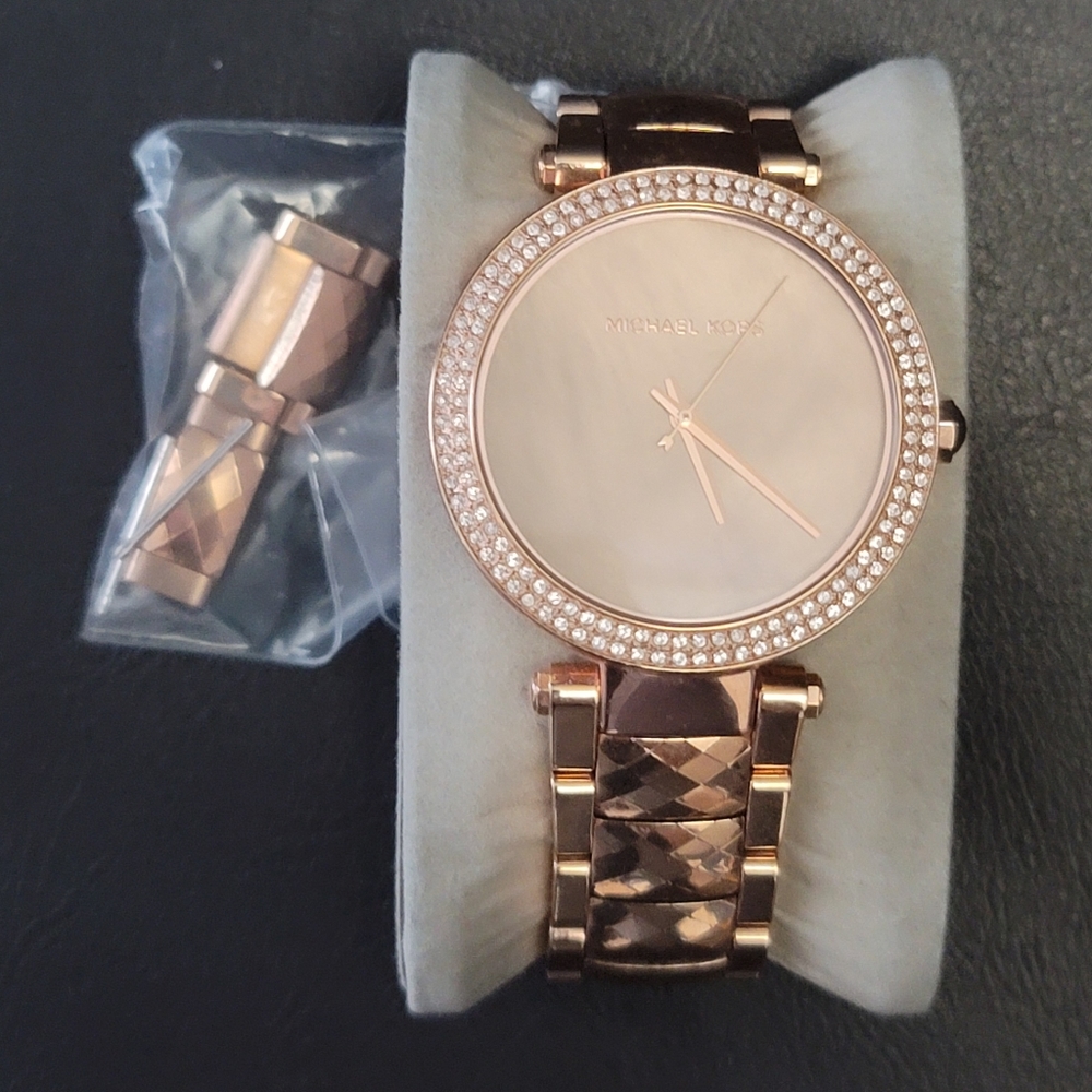 COPY - Michael Kors rose gold watch.